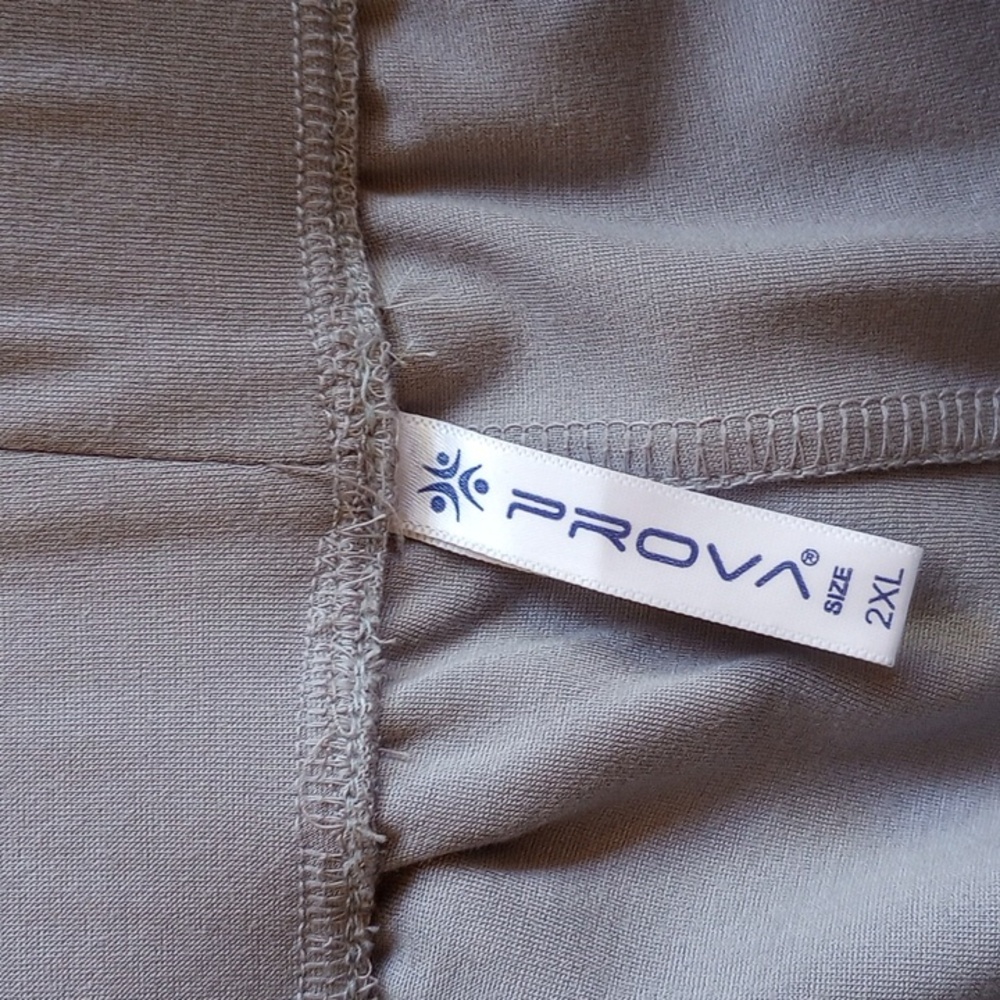 *50off3* NWOT Prova Pull-On Shorts 2XL Gray - Picture 4 of 9
